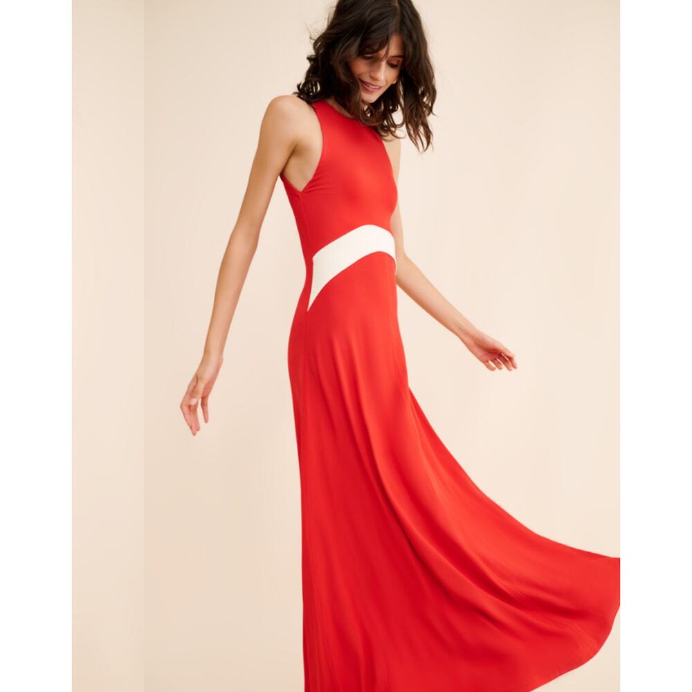 Solid & Striped Jonati Dress Red Size Small
